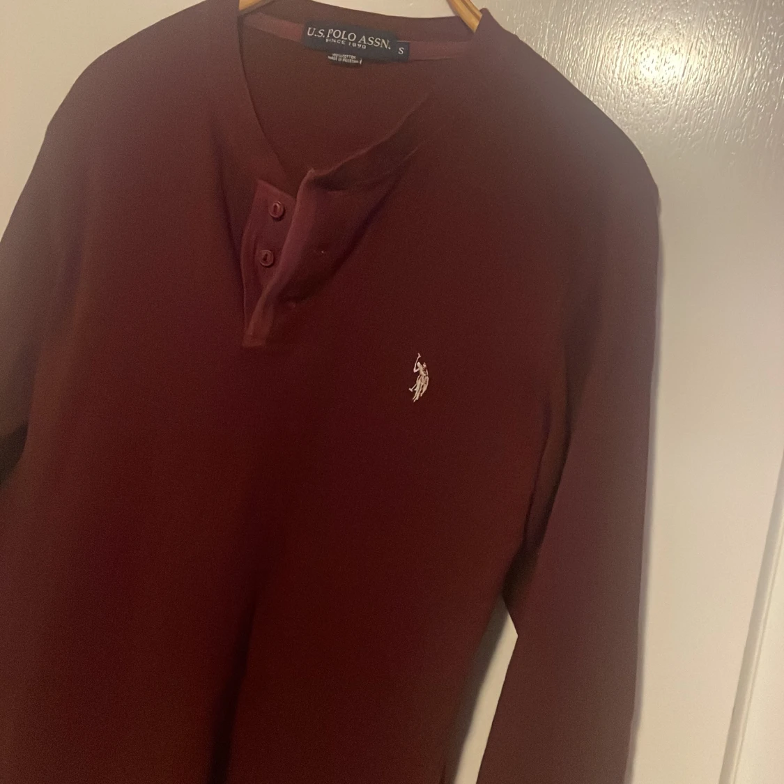 Vinröd tröja från Polo - 1