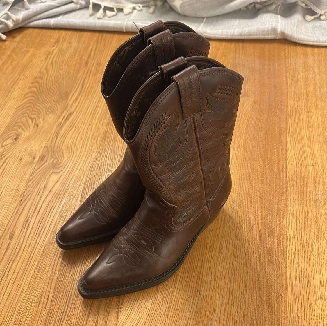 Bruna Texas boots i skinn - 1