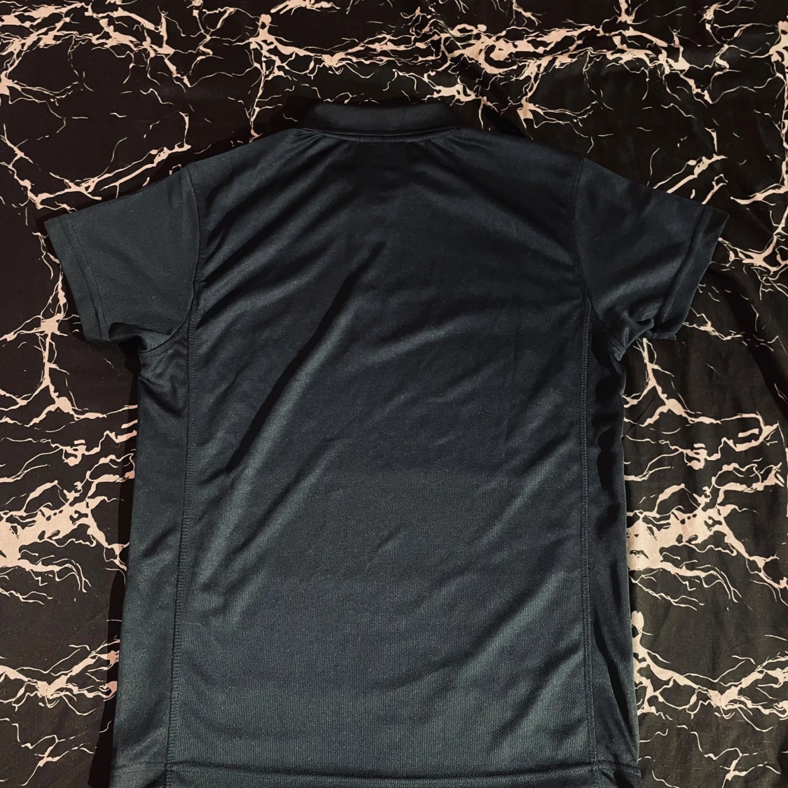 Marinblå pikétröja från Clique - 1