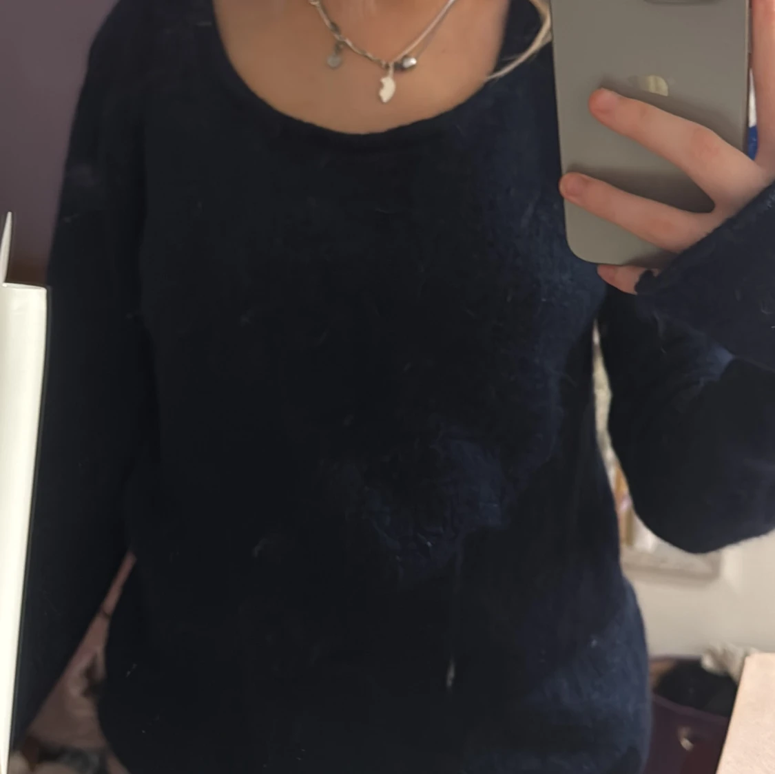 Mörkblå tröja från Brandy Melville - 1