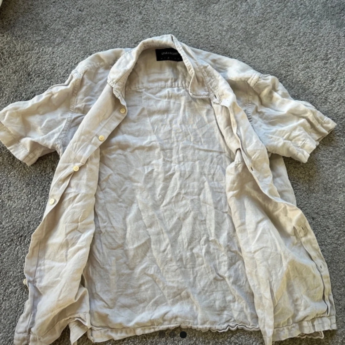 Vit kortärmad skjorta från Lyle & Scott - 2