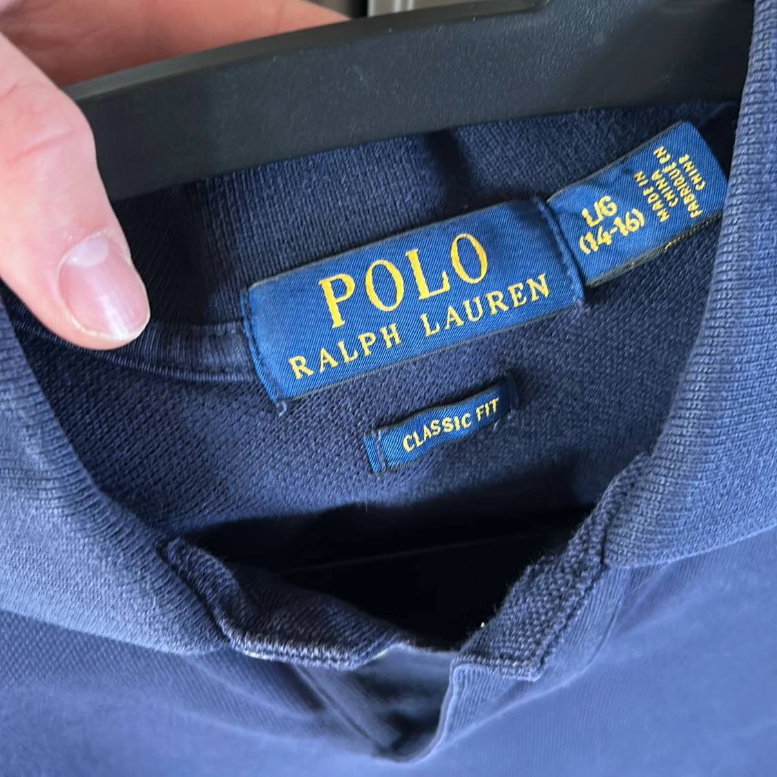 Mörkblå pikétröja från Polo Ralph Lauren - 1