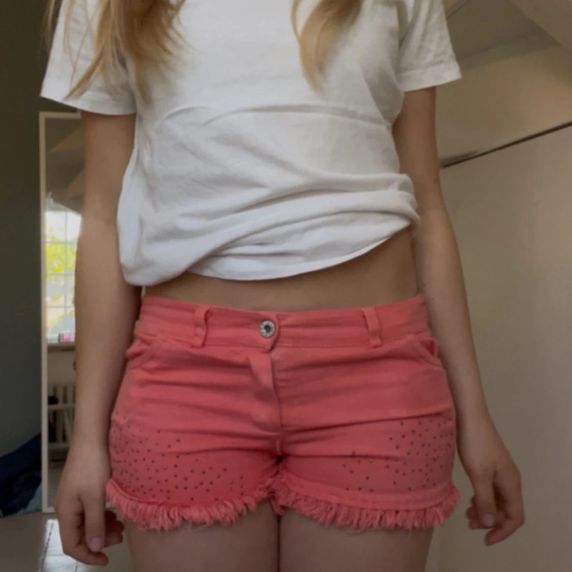 Rosa/korall shorts  - 1
