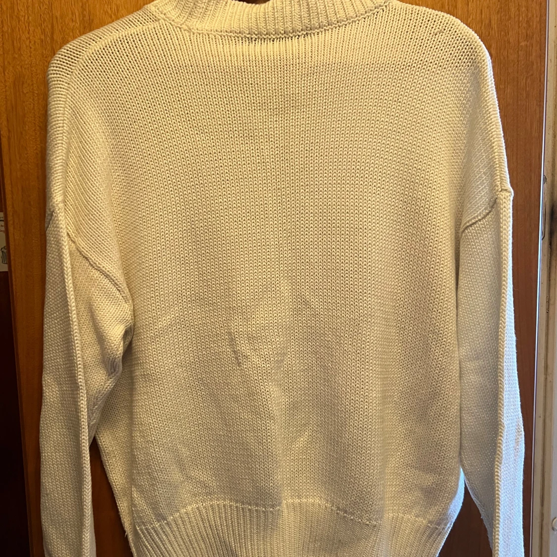 Vit stickad tröja från Lager 157 - 1