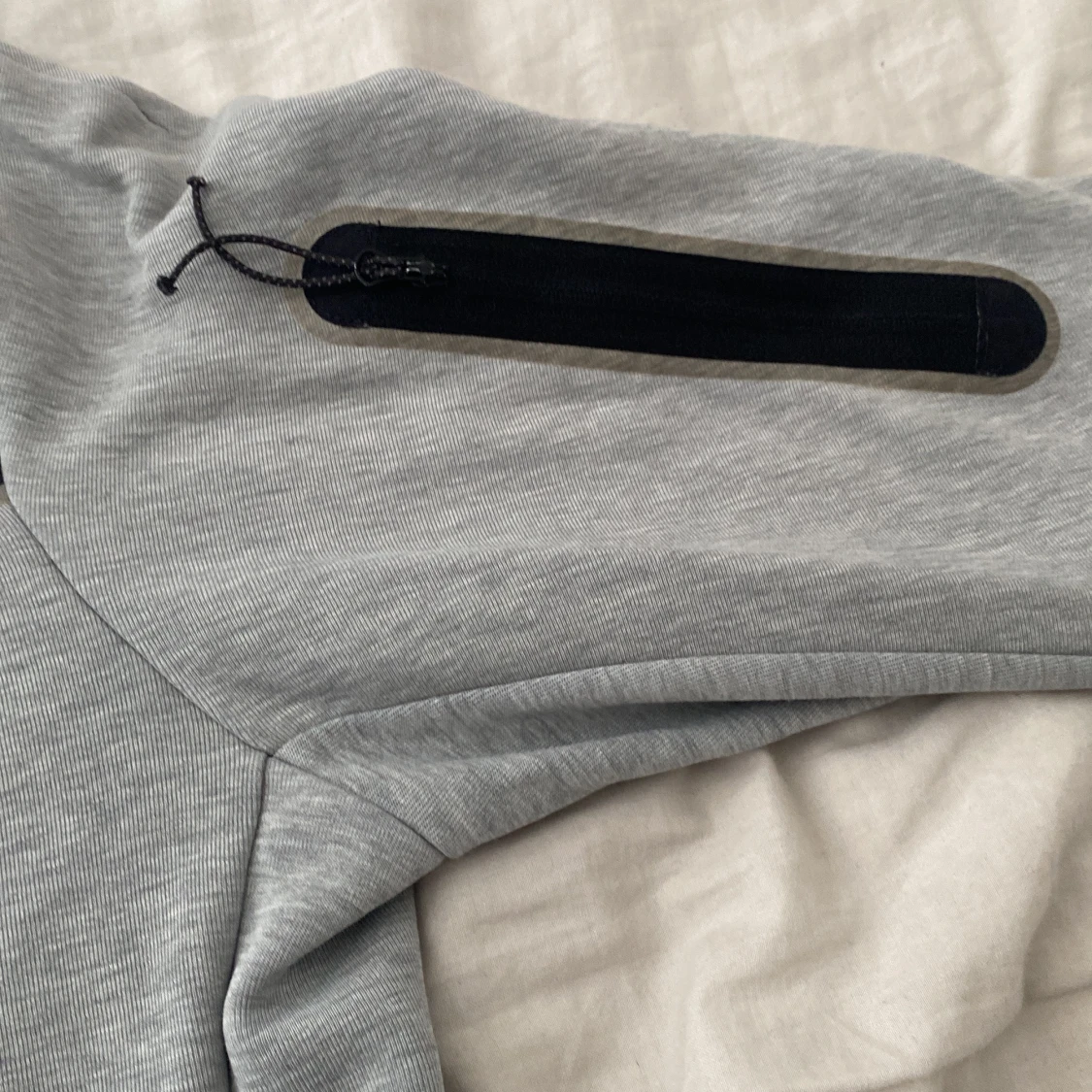 Grå Nike hoodiejacka med dragkedja - 3