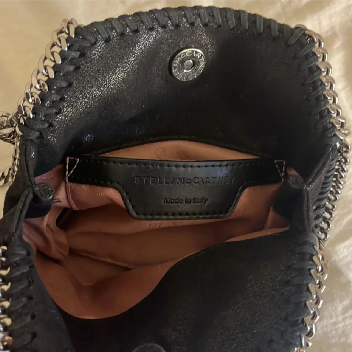 Stella McCartney svart axelväska med stjärnor - 2