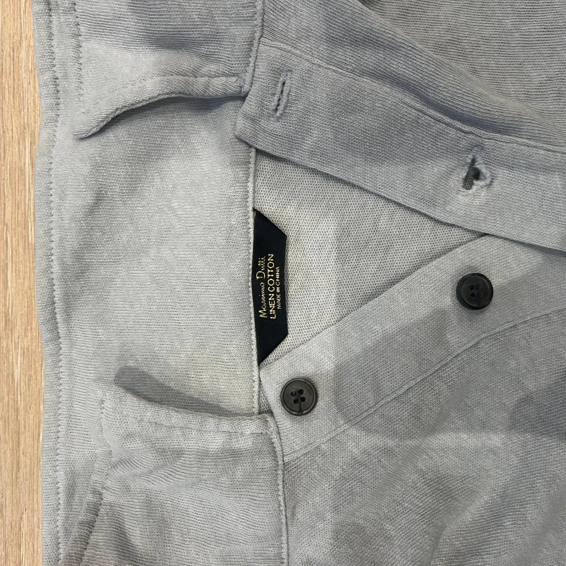 Ljusgrå piké från Massimo Dutti - 1