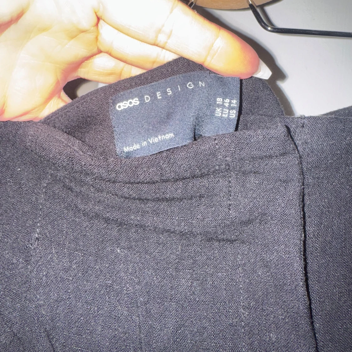 Svarta linnebyxor från ASOS Design - 2