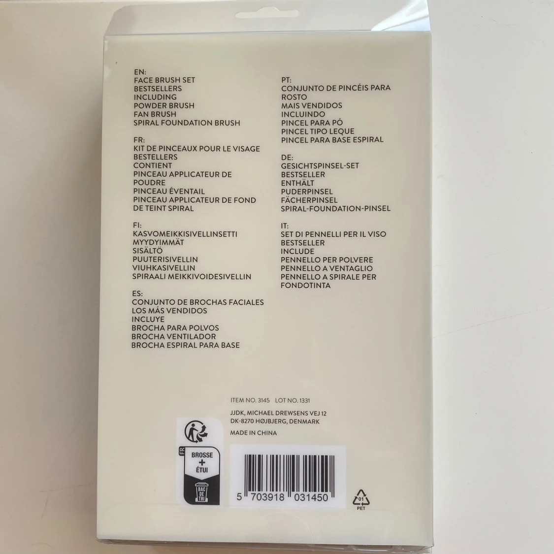 Face Brush Set med 3 borstar - 2