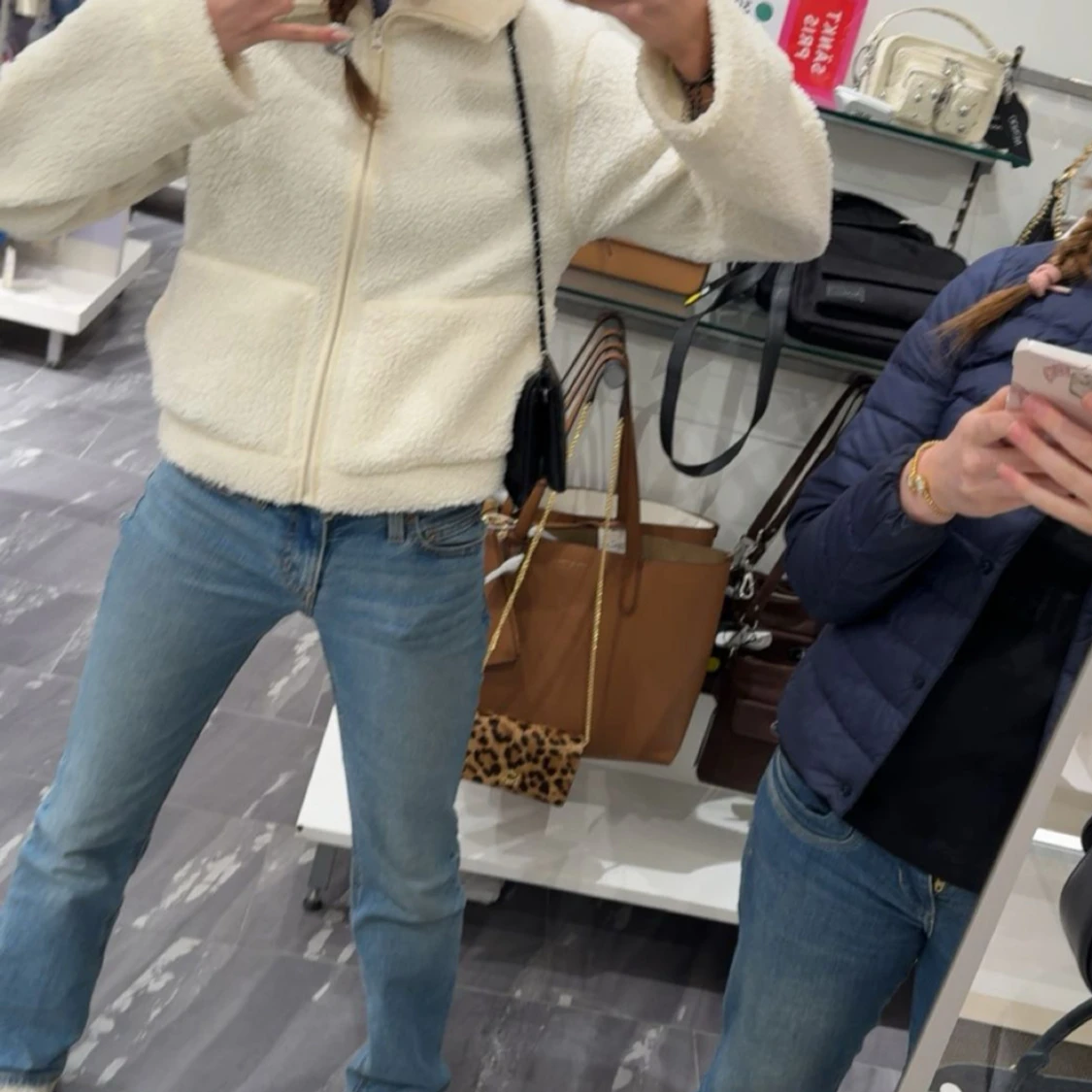 Vit teddyjacka💞 - 1