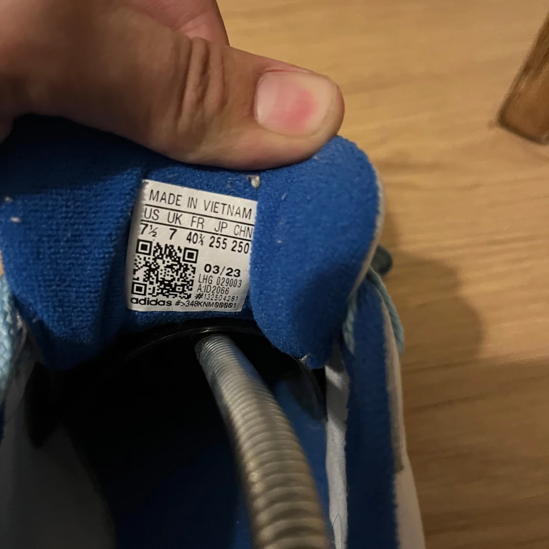 Blåa Adidas Campus sneakers  - 4