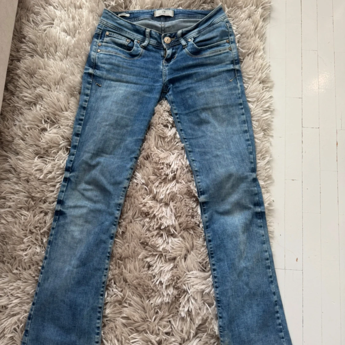 Blå bootcut jeans från LTB - 2