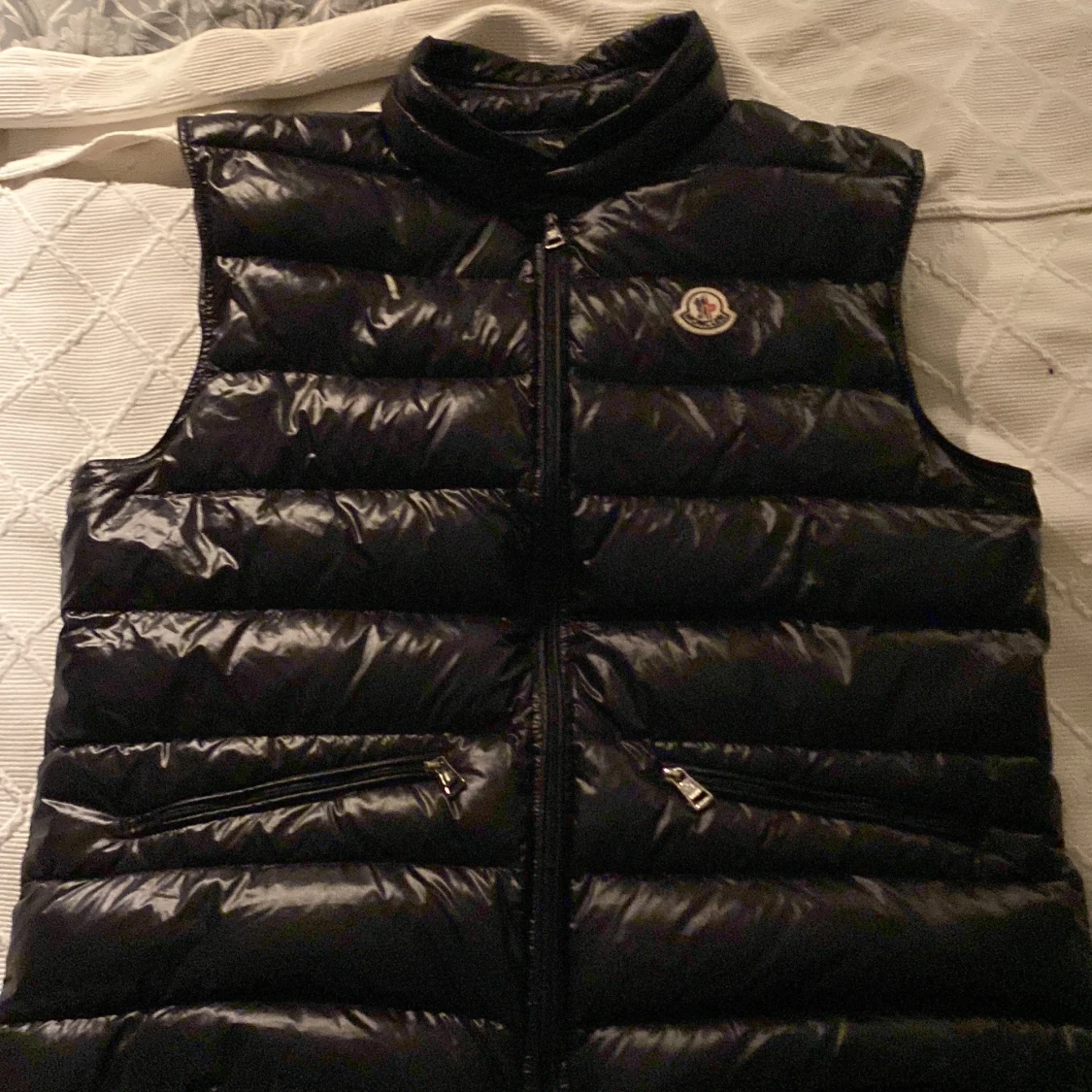 Svart dunväst från Moncler(pris kan diskuteras)