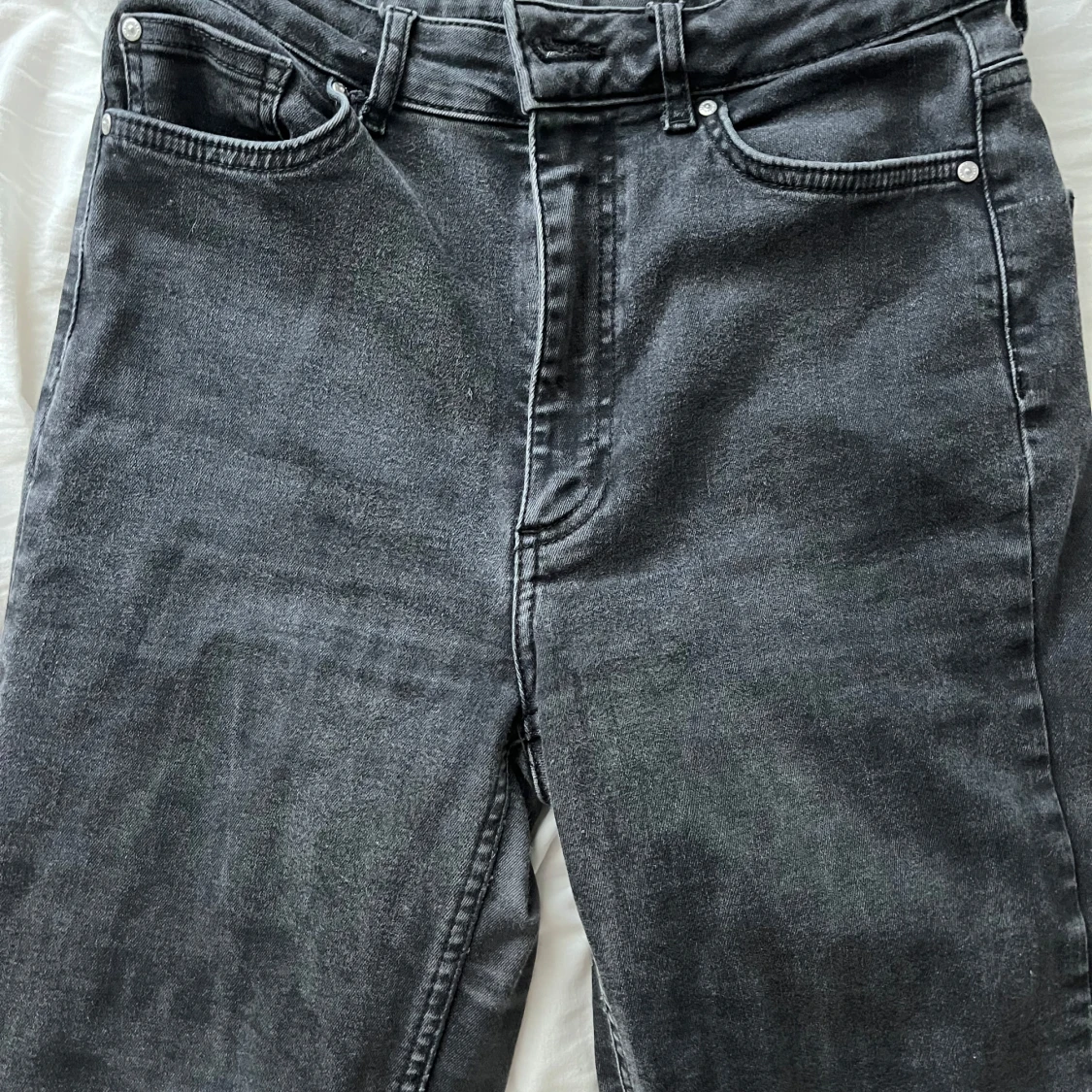 Svarta bootcut jeans från Cubus - 2