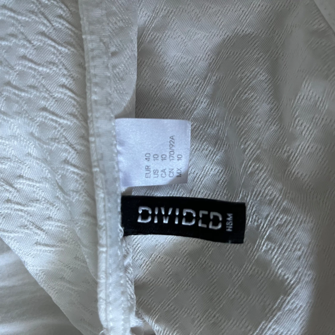 Vit klänning från Divided - 2