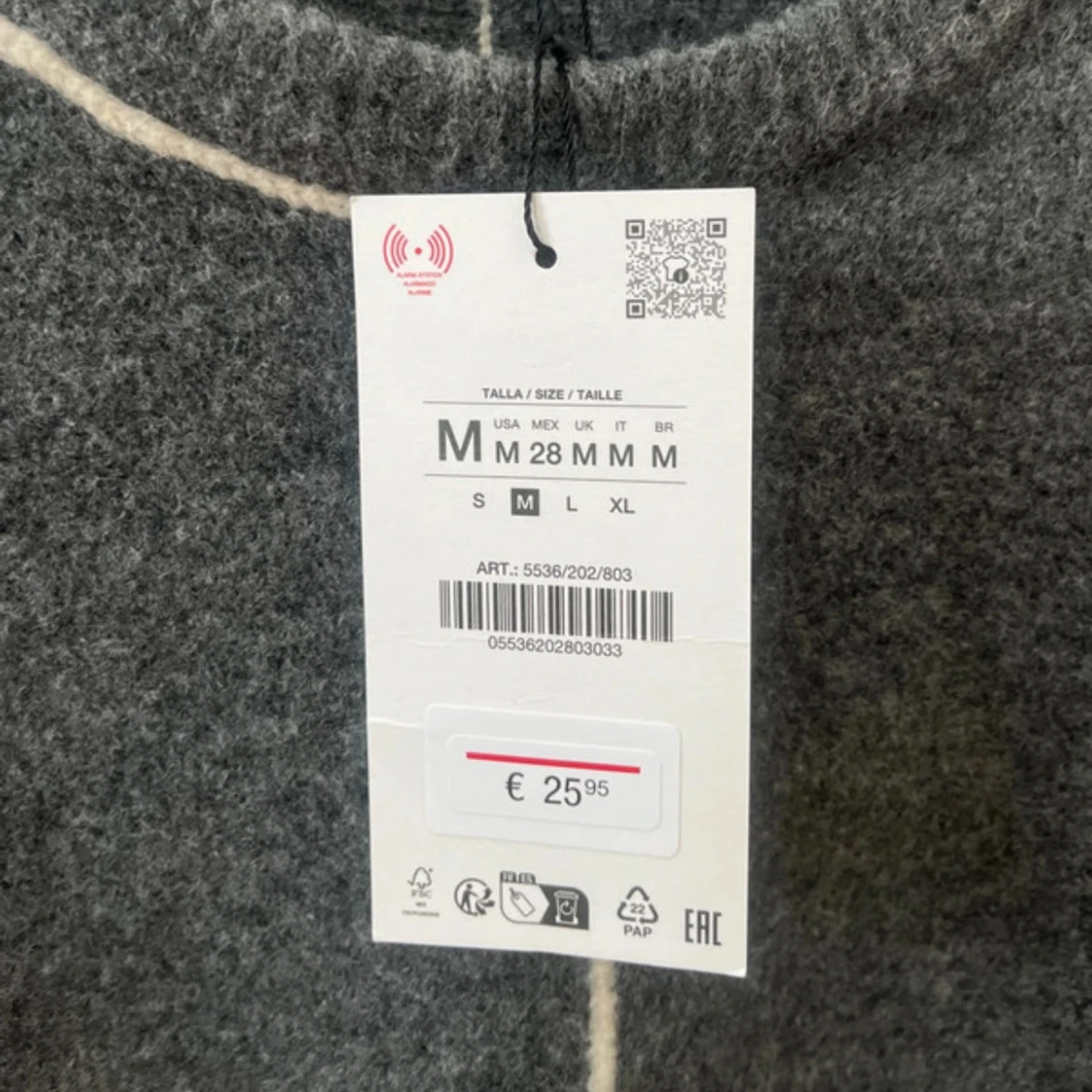 Grå stickad tröja från Zara - 3