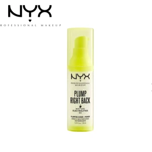 NYX Plump Right Back Primer - Oöppnad nyx primer. Säljer då jag fick två när jag fyllde år. Tryck gärna på köp nu 💕NYX Plump Right Back Primer är en ansiktsprimer med elektrolyter som ger upp till 24 timmars återfuktning. Kommer i en genomskinlig plastflaska med neongul pump och lock. Perfekt för att skapa en jämn bas innan sminket.