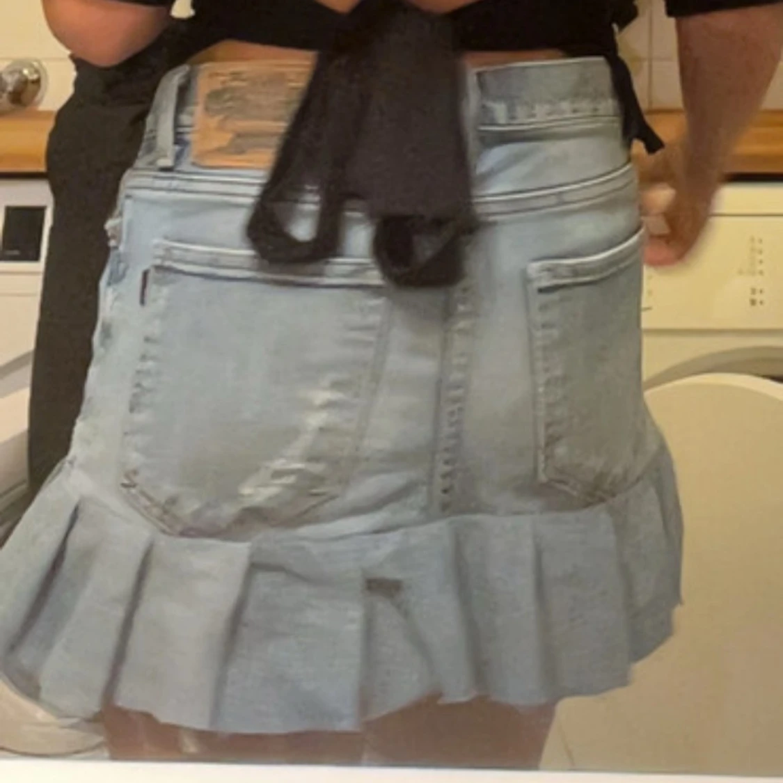 Jeanskjol med volang från Crocker - 3