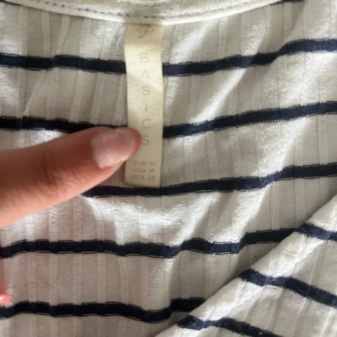 Randig omlottopp från H&M Basics - 2