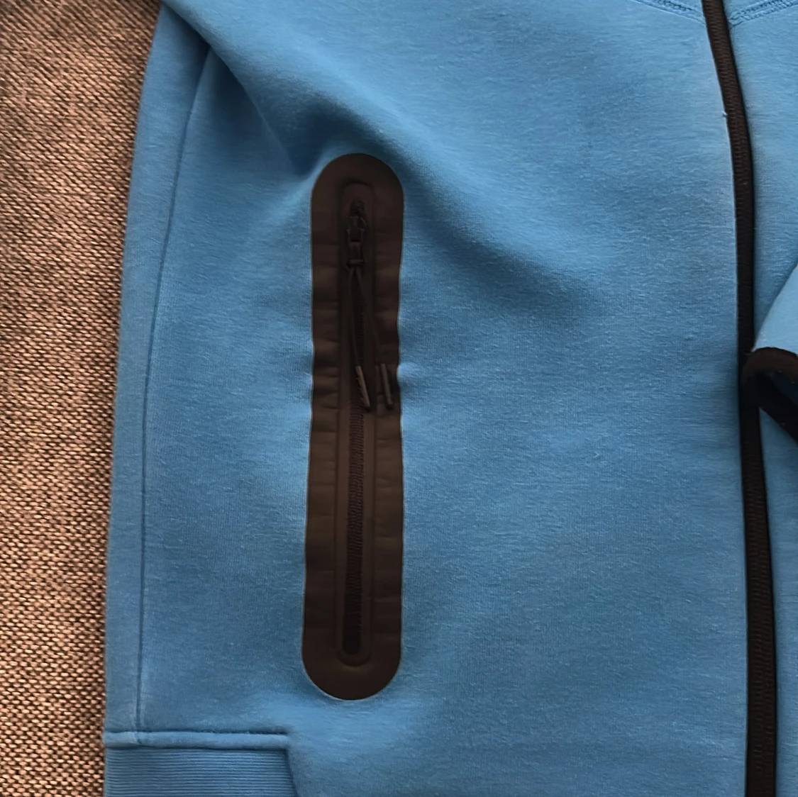 Blå Nike hoodiejacka med dragkedja XS - 3