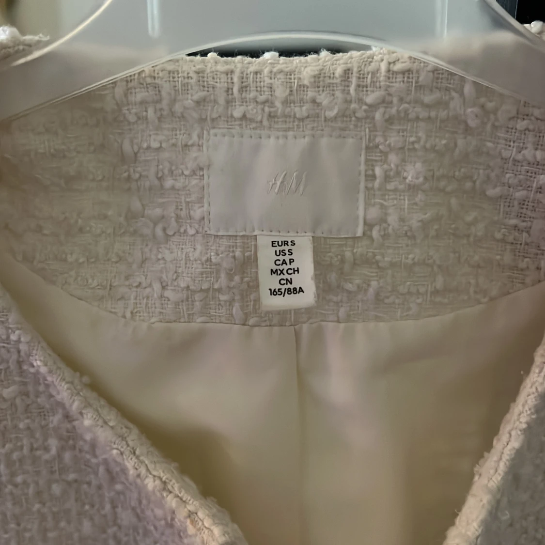 Beige kavajjacka från H&M, storlek S - 2