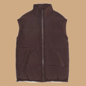 Oversized längre bäst  - Oversized brun väst från h&m, storlek xs🤎