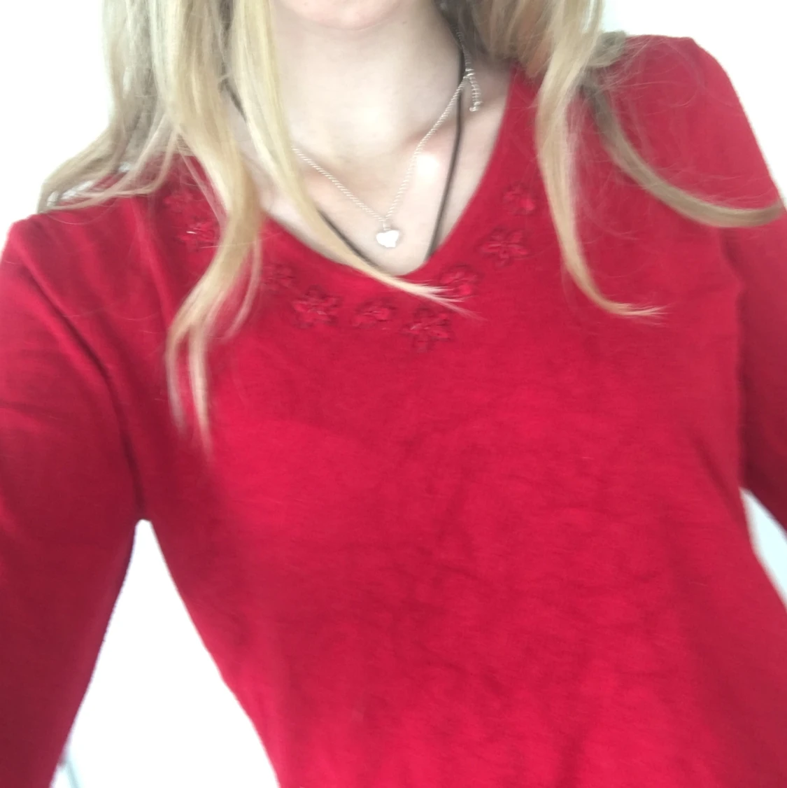 Vinröd tröja - 91