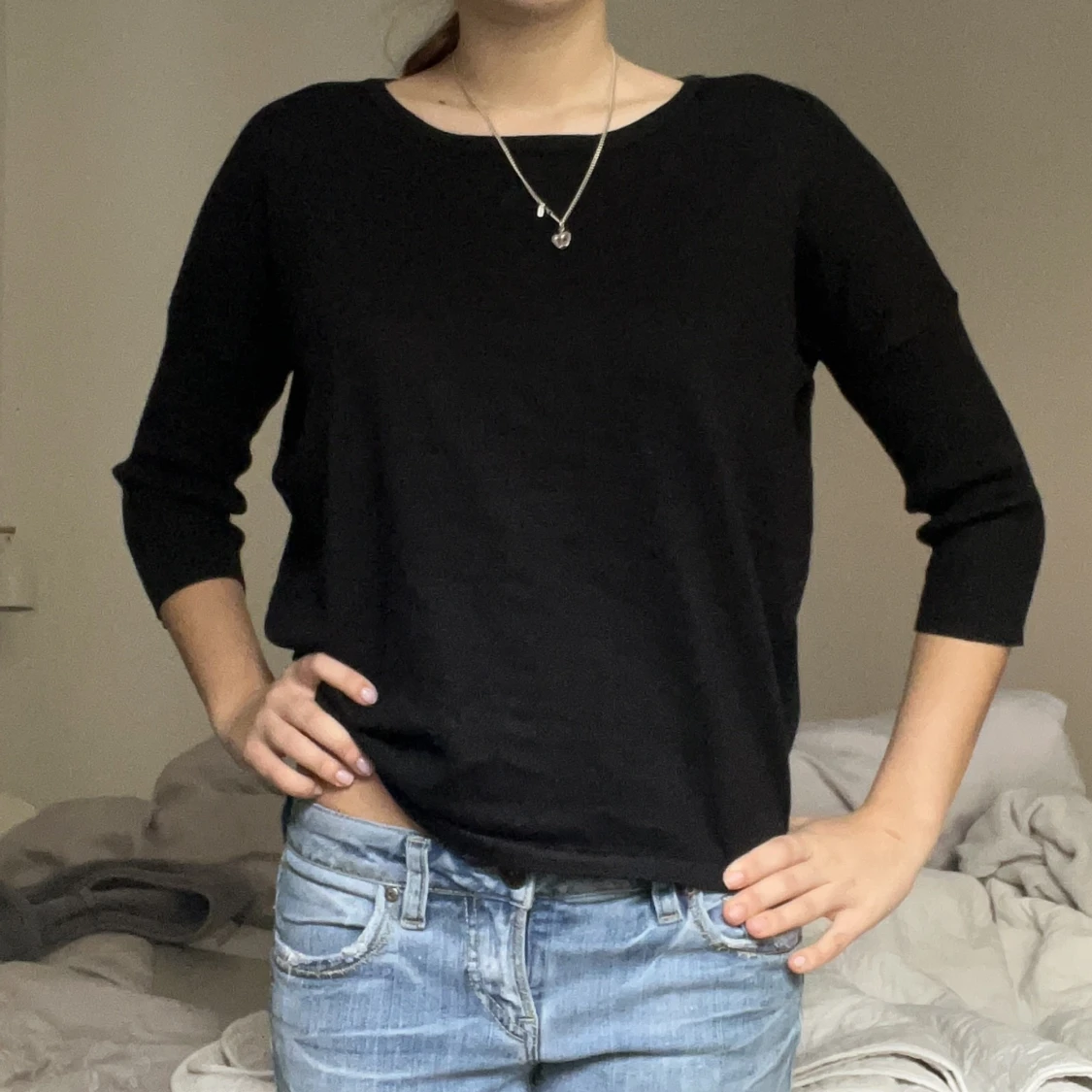 Trekvartsärmad tröja  - 90