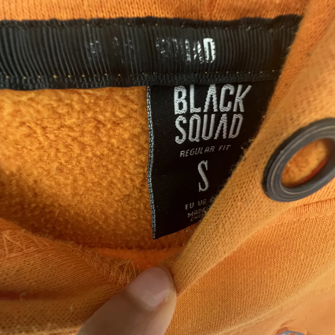 Orange hoodie - 90