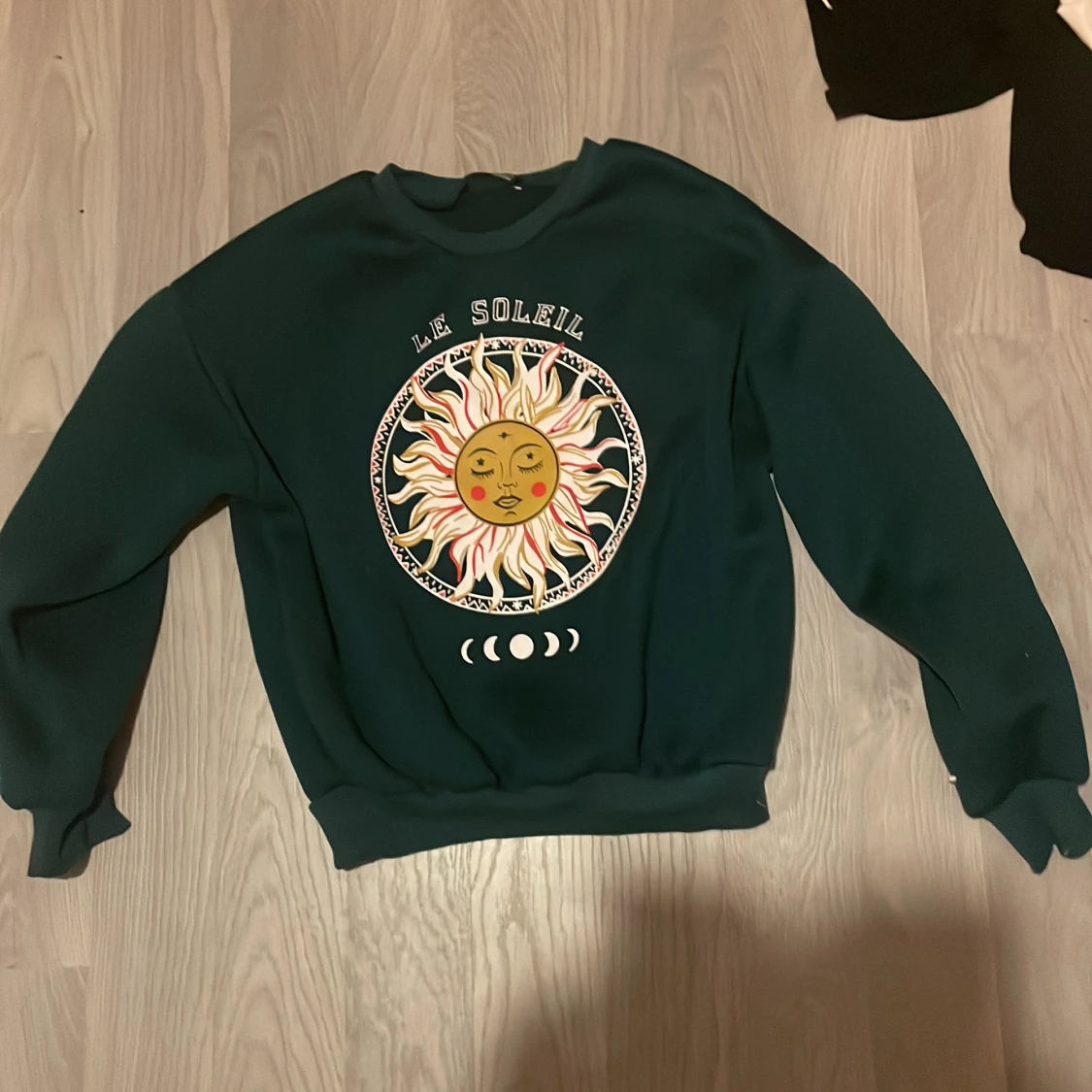 Grön sol hoodie