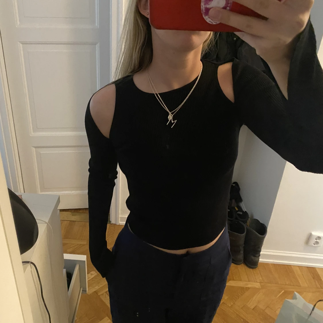 Zara tröja med cutout 