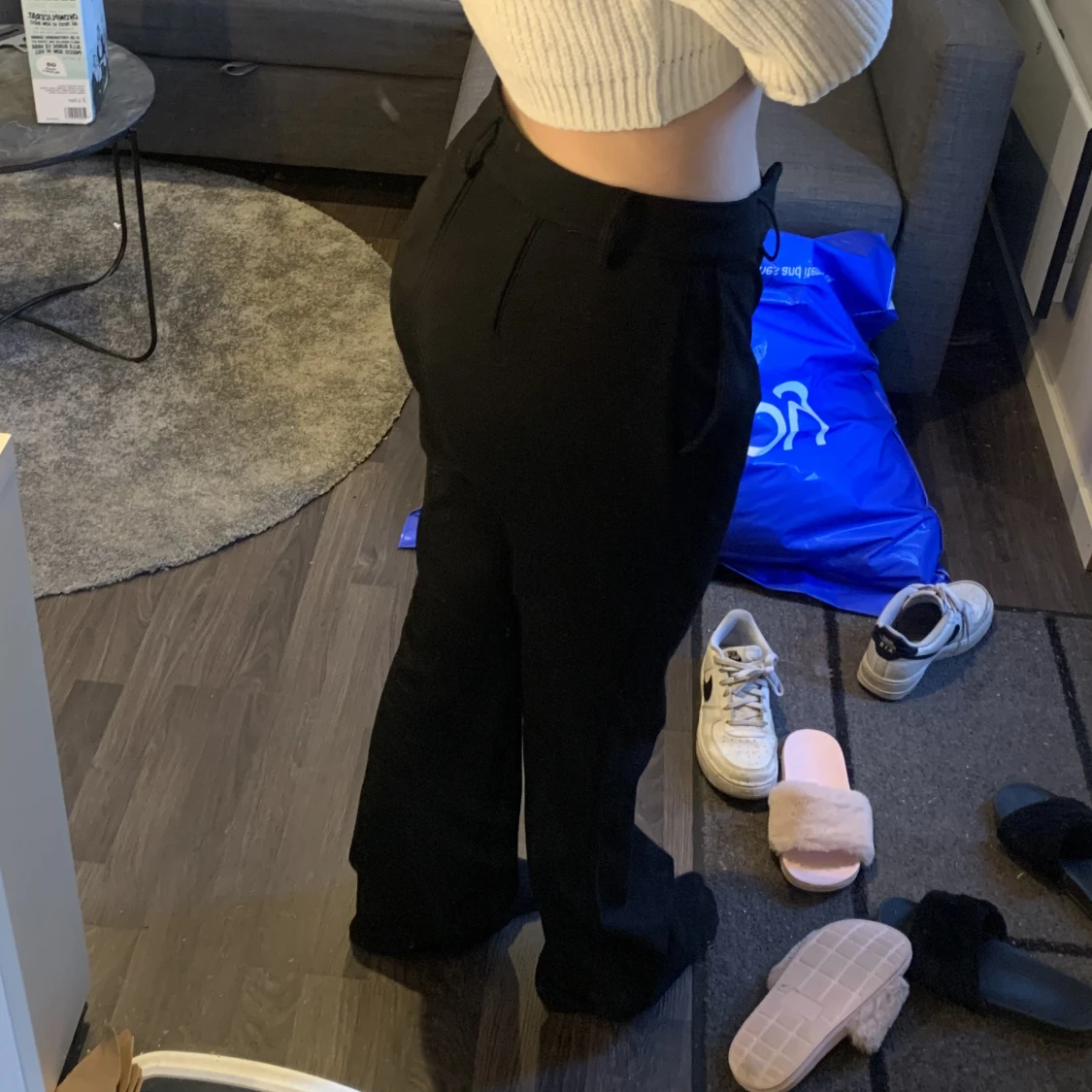 Lågmidjade kostymbyxor - 90