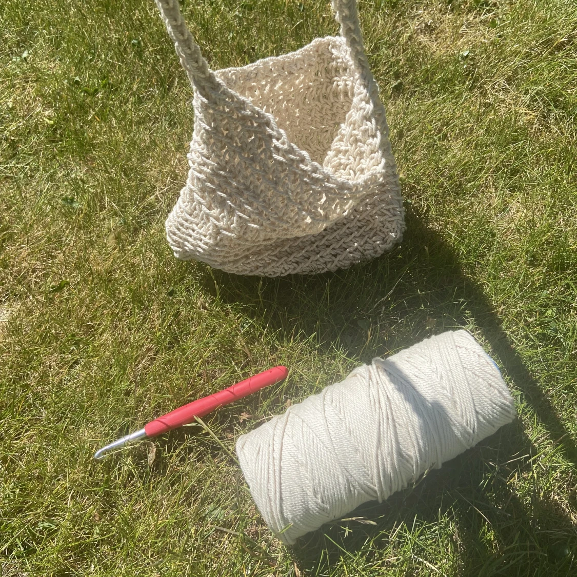 Virkad handväska 👜  - 91