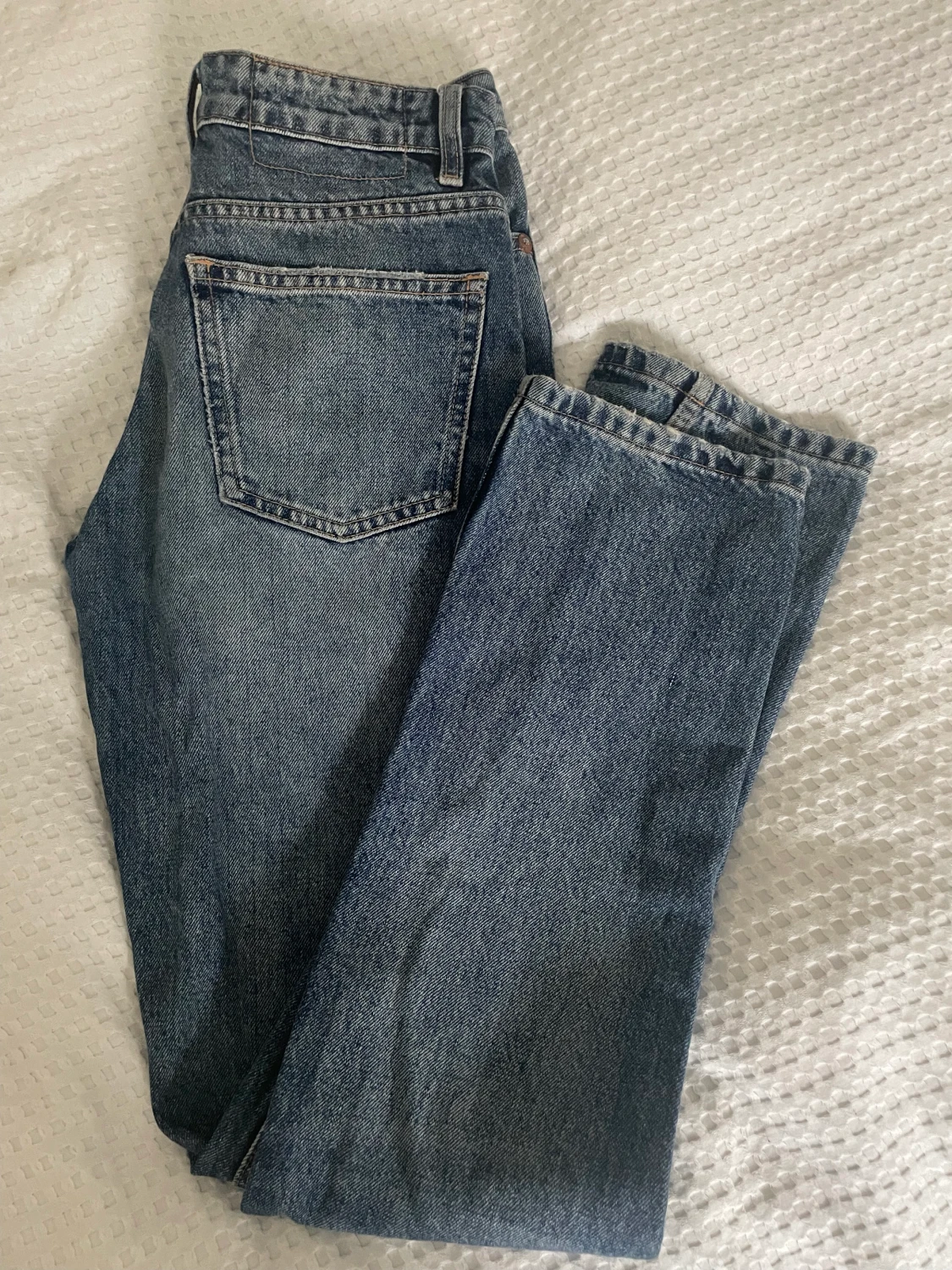 Lågmidjade raka jeans - 90