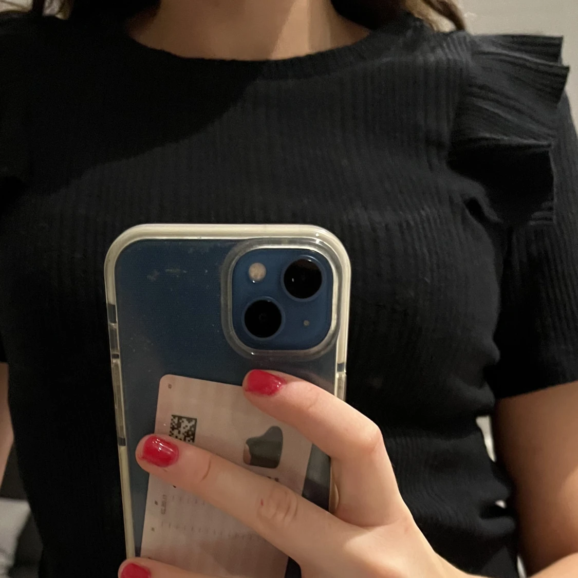 Topp med volang - 90