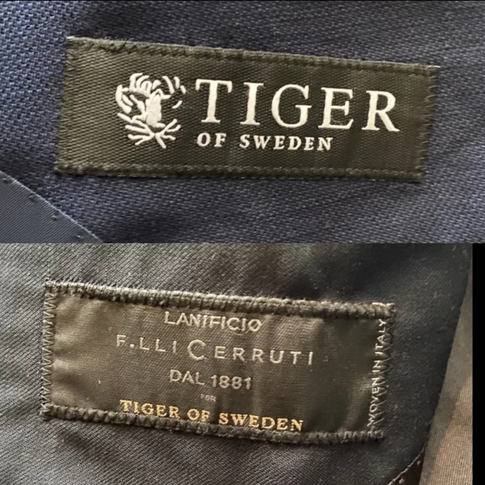 En tiger of Sweden kavaj gjord av Lanificio, stl 48 skick 9/10. Priset kan diskuteras vid snabb affär.. Kostymer.