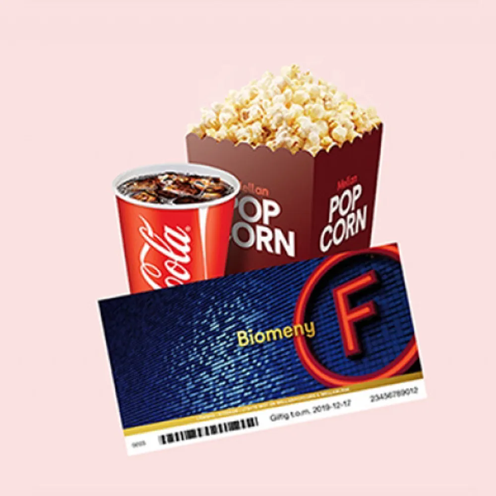 2 biljetter för mellanmeny hos Filmstaden - mellanpopcorn och valfri mellandryck 🍿🥤  Finns flera koder, skickar i chatten efter betalning 🌸. Övrigt.