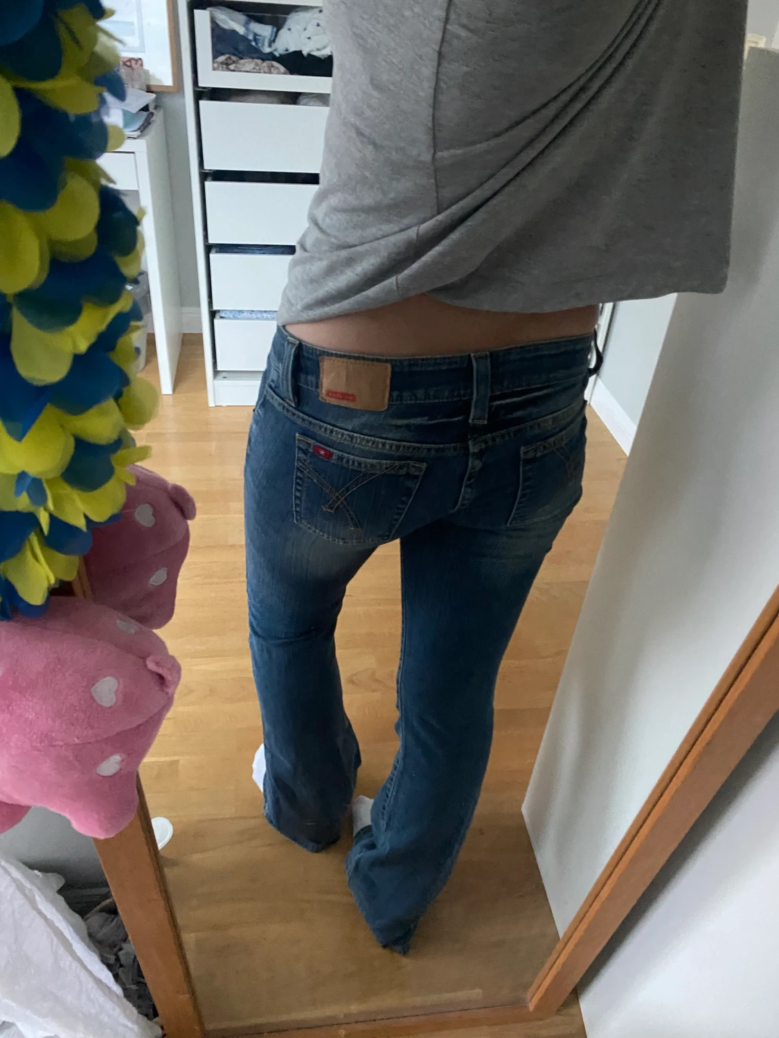 Lågmidjade jeans - 90