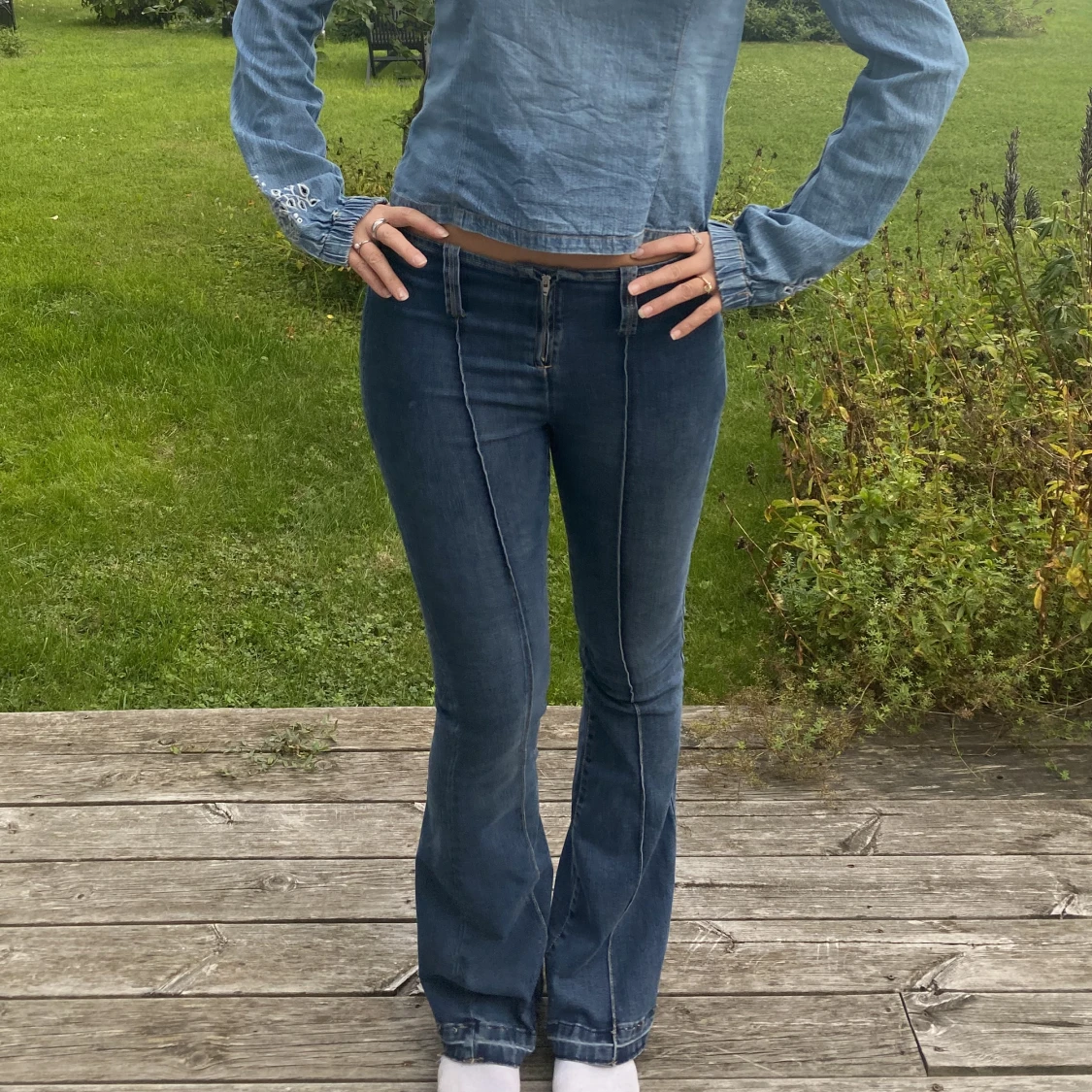 Lågmidjade jeans
