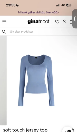 Långärmad med slits  - Säljer nu mina väldigt fina och populära långärmade med slits från Gina då dom tyvärr blivit för små. Tröjorna kostar 199 normal men jag säljer för 120 kronor styck(båda för 200)