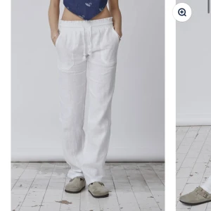 Linnebyxor  - Säljer dessa lågmidjade linnebyxor från Skagen clothing. Använda en gång, men har bara hängt i garderoben sedan dess. Superfina 💘 nypris : 799kr, MITT pris: 500kr!