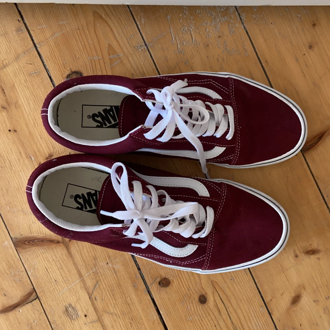 Vans Old Skool - Mörkröda - 90