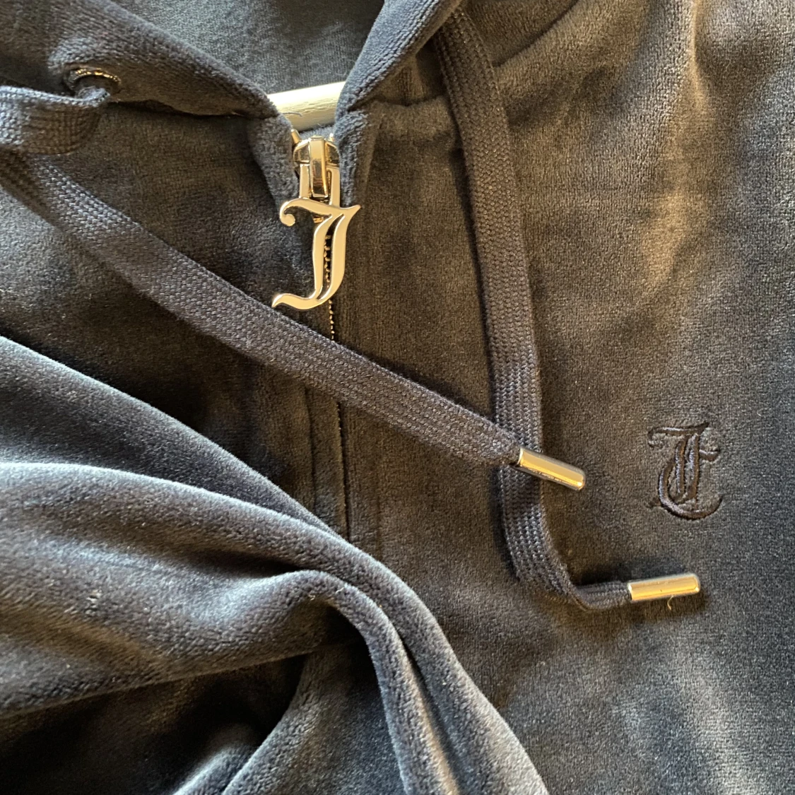 Juicy Couture Zip Up Tröja, mörkblå - 91