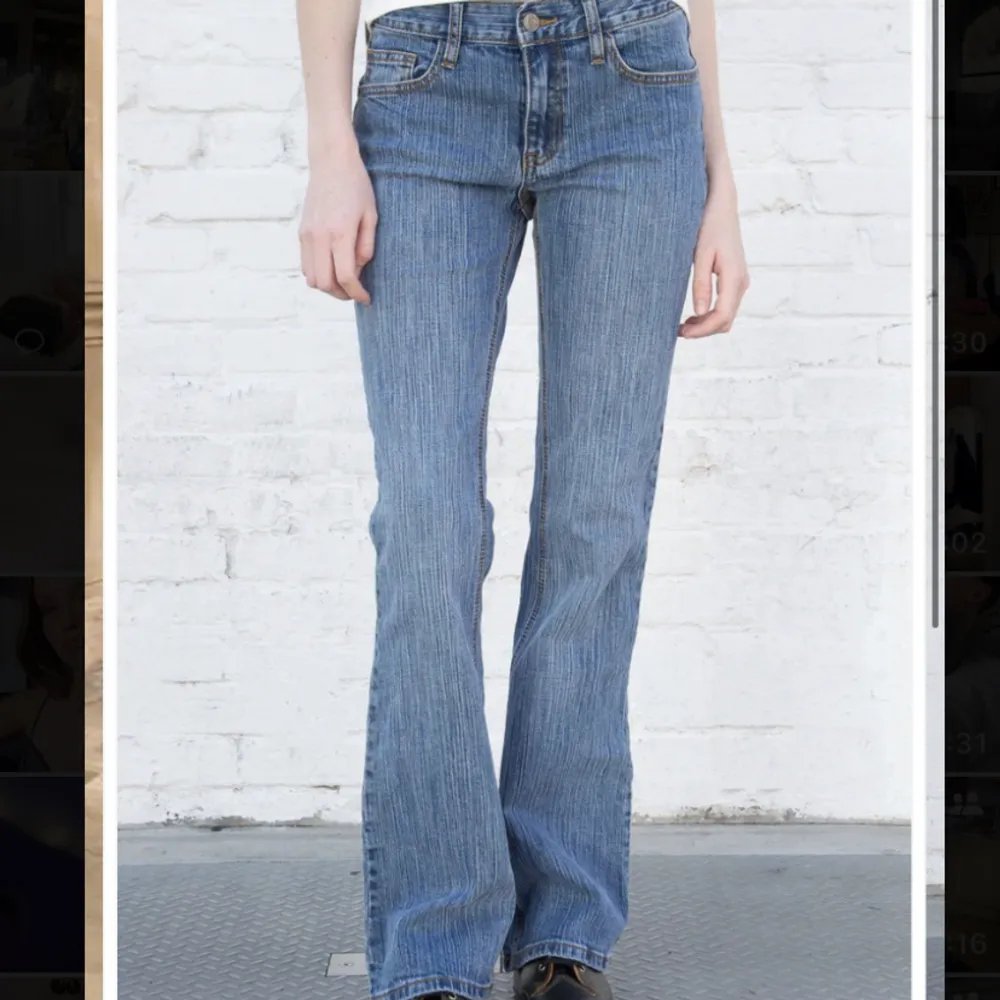 Brielle 90’s jeans från Brandy Melville, dem är knappt använd och passar inte mig längre💕. Jeans & Byxor.