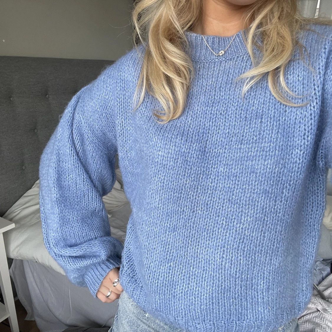 Stickad/virkad tröja