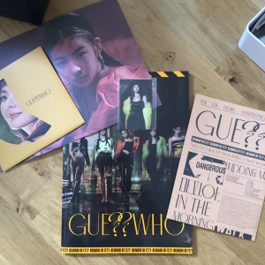 itzy album guess who kpop - Säljer detta itzy guess who album med allt som finns på bilderna! Cd skivan är ospelad. Albumet har några skador, se bild 3. Pris kan diskuteras! Kontakta gärna mig innan du köper🙏💗
