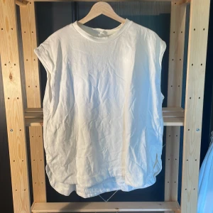 Oversized linne - Oversized vitt linne i lite tjockare material