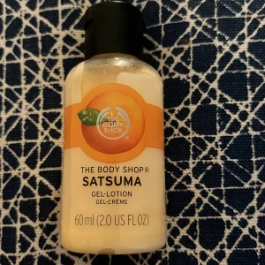 The body shop satsuma gel lotion - The body shop satsuma gel lotion som är halv full och därför säljs för 12kr. 