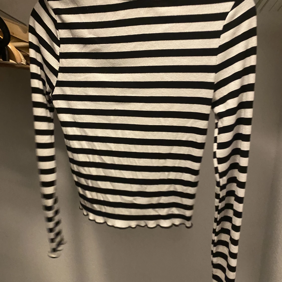 Randig långärmad  - 90