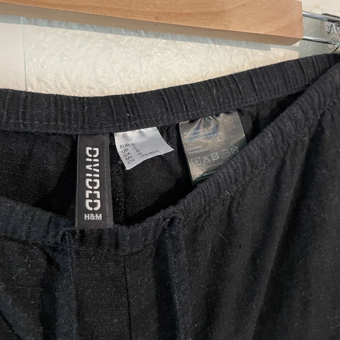 Svarta Linnebyxor - 91